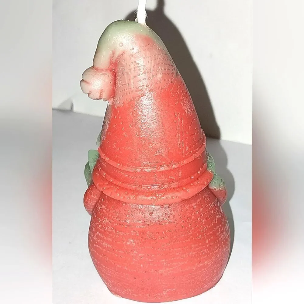 Hand crafted limited edition gnome holiday candle